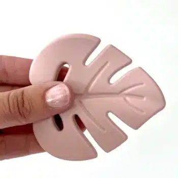 נשכן סיליקון עלה ורוד לתינוק