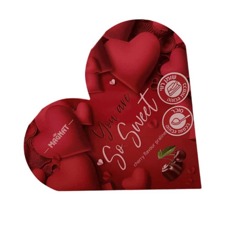 פרלינים שוקולד לב